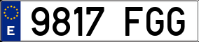 Truck License Plate